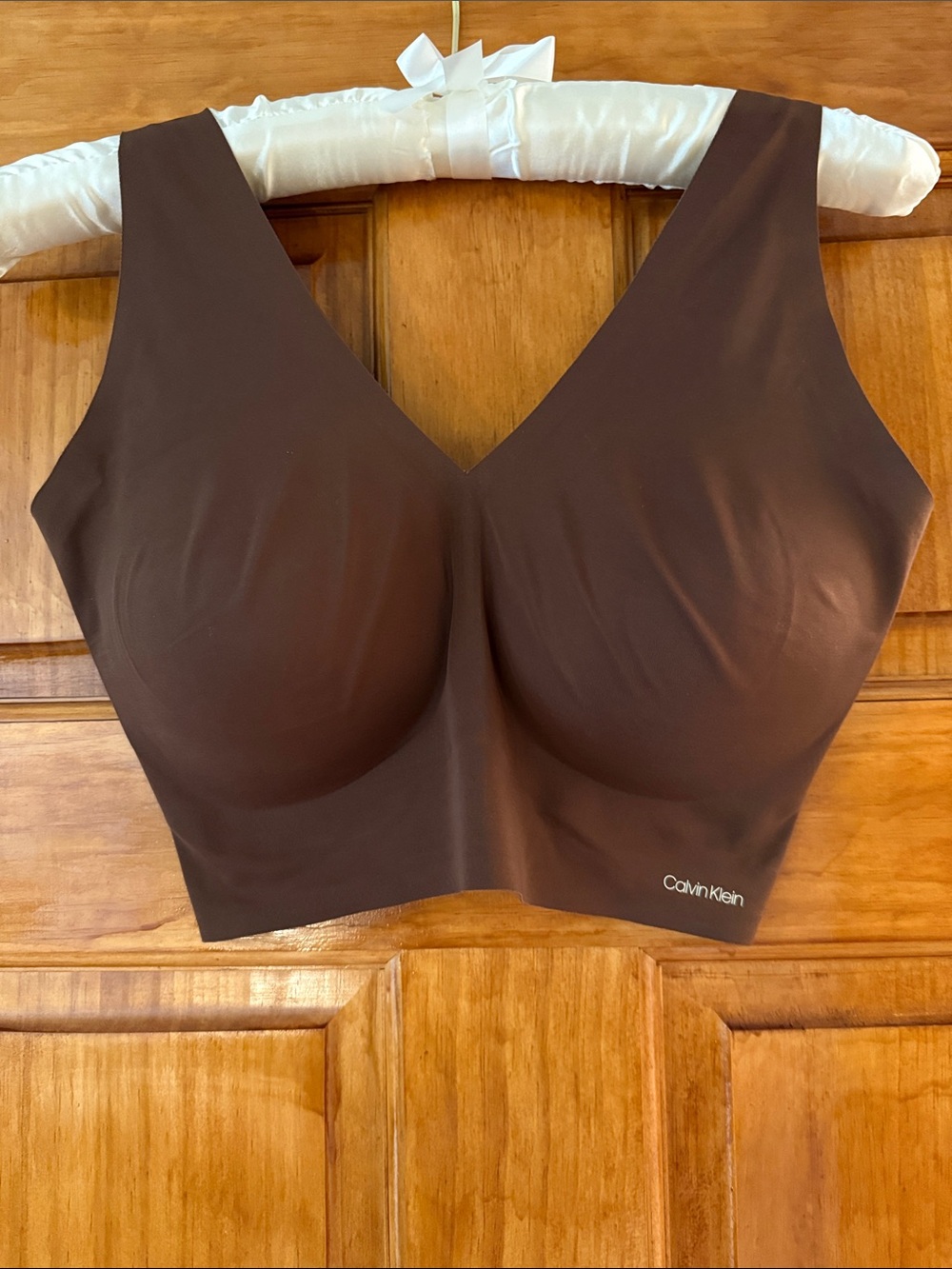Calvin Klein Smooth Dark Brown Wireless Bralette